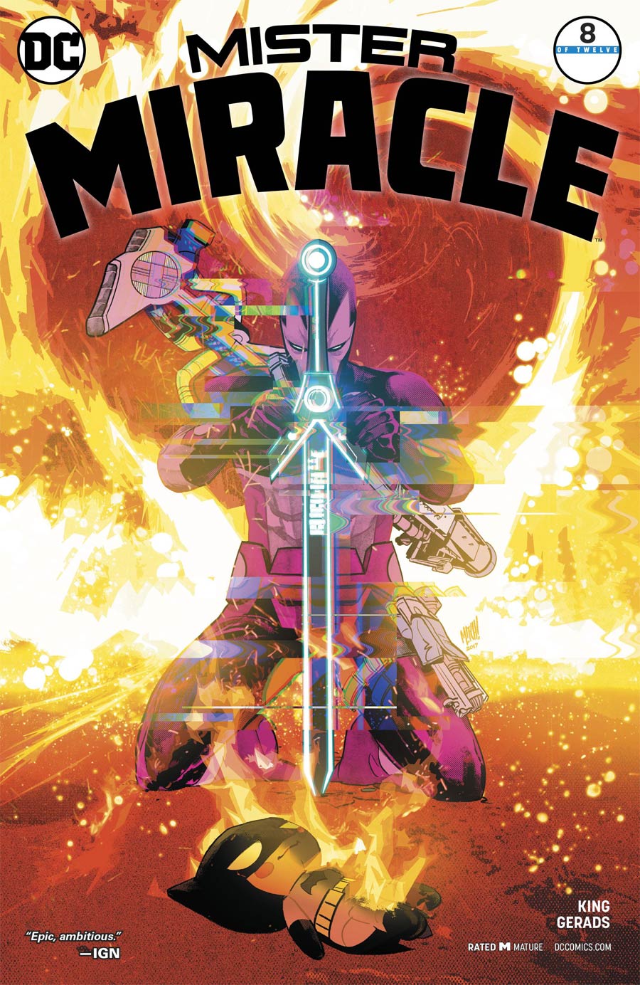 Mister Miracle Vol 4 #8 Cover B Variant Mitch Gerads Cover