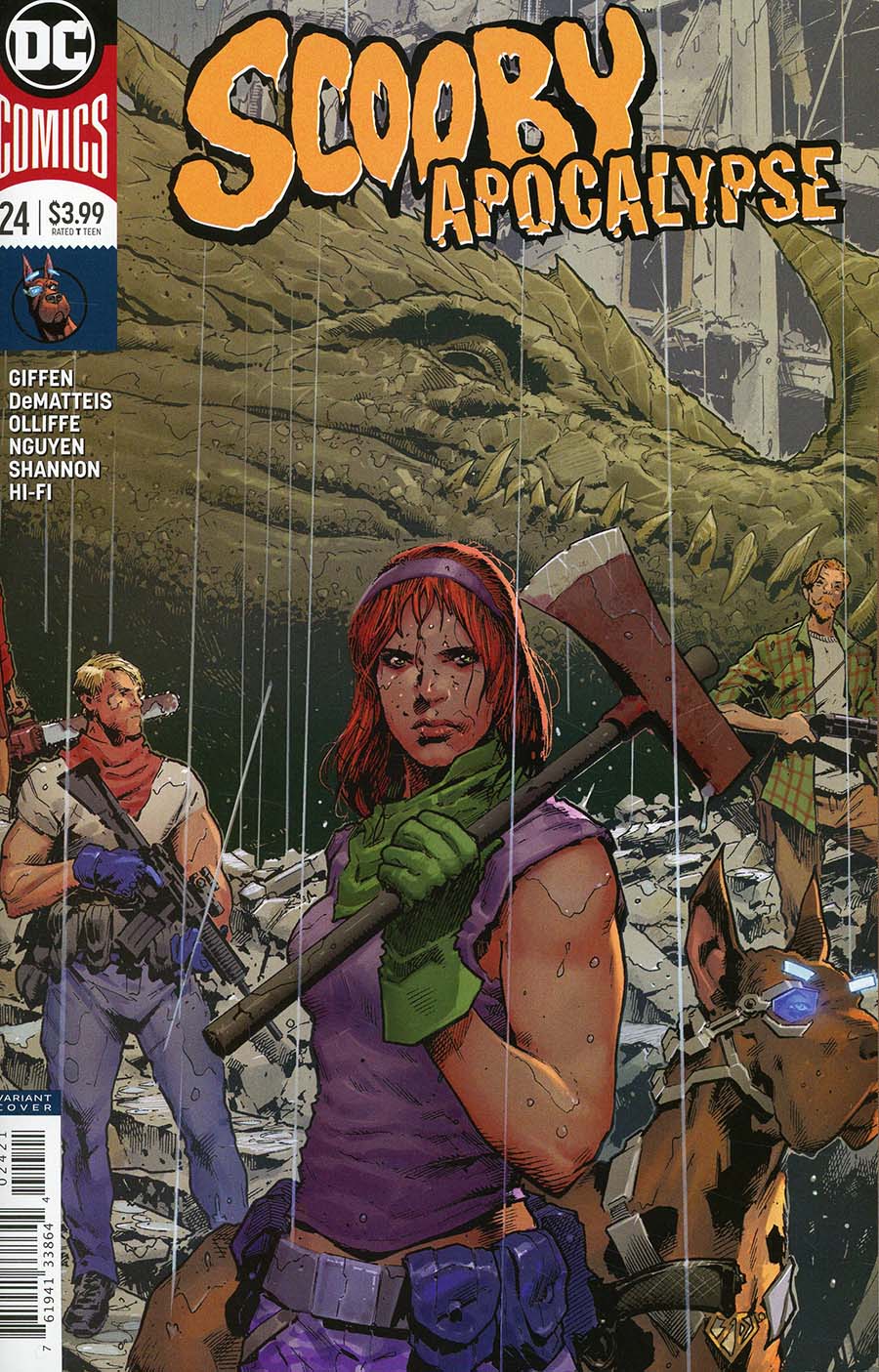 Scooby Apocalypse #24 Cover B Variant Trevor Hairsine Cover