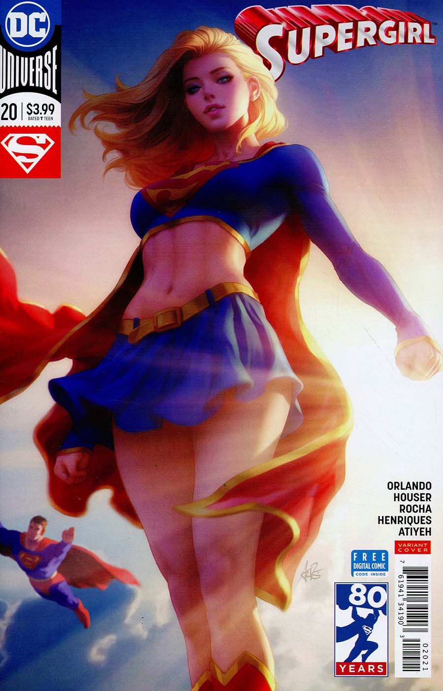 Supergirl Vol 7 #20 Cover B Variant Stanley Artgerm Lau Cover