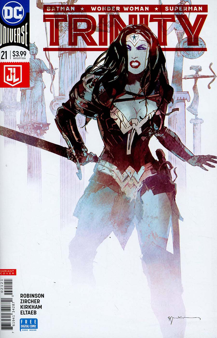 Trinity Vol 2 #21 Cover B Variant Bill Sienkiewicz Cover