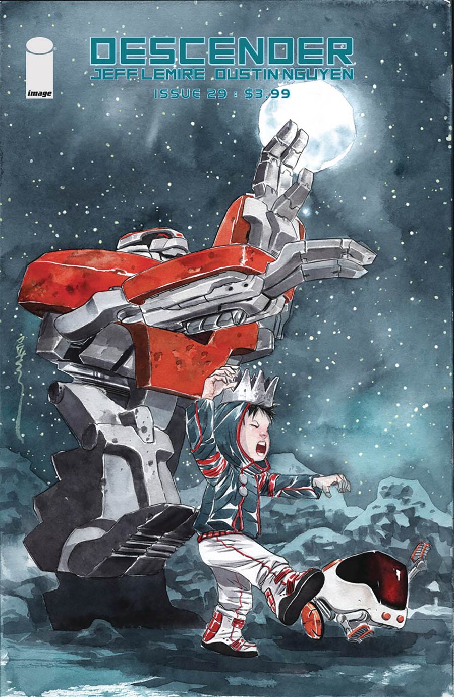 Descender #29 Cover B Variant Dustin Nguyen Little Robot Cover