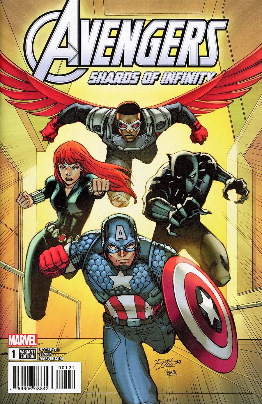 Avengers Shards Of Infinity #1 Cover B Variant Ron Lim Cover