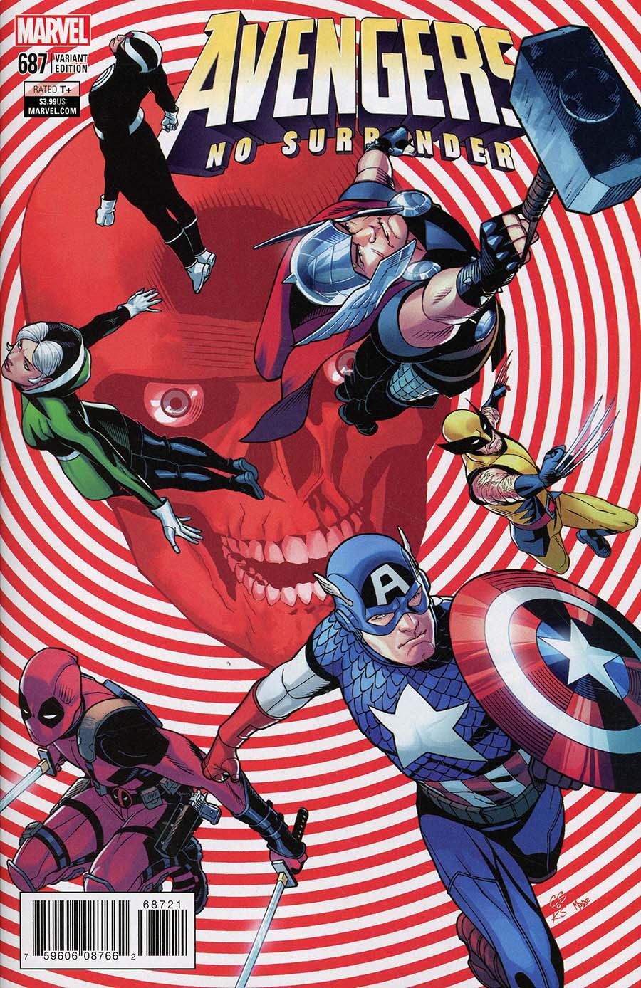 Avengers Vol 6 #687 Cover B Variant Chris Sprouse End Of An Era Cover (No Surrender Part 13)