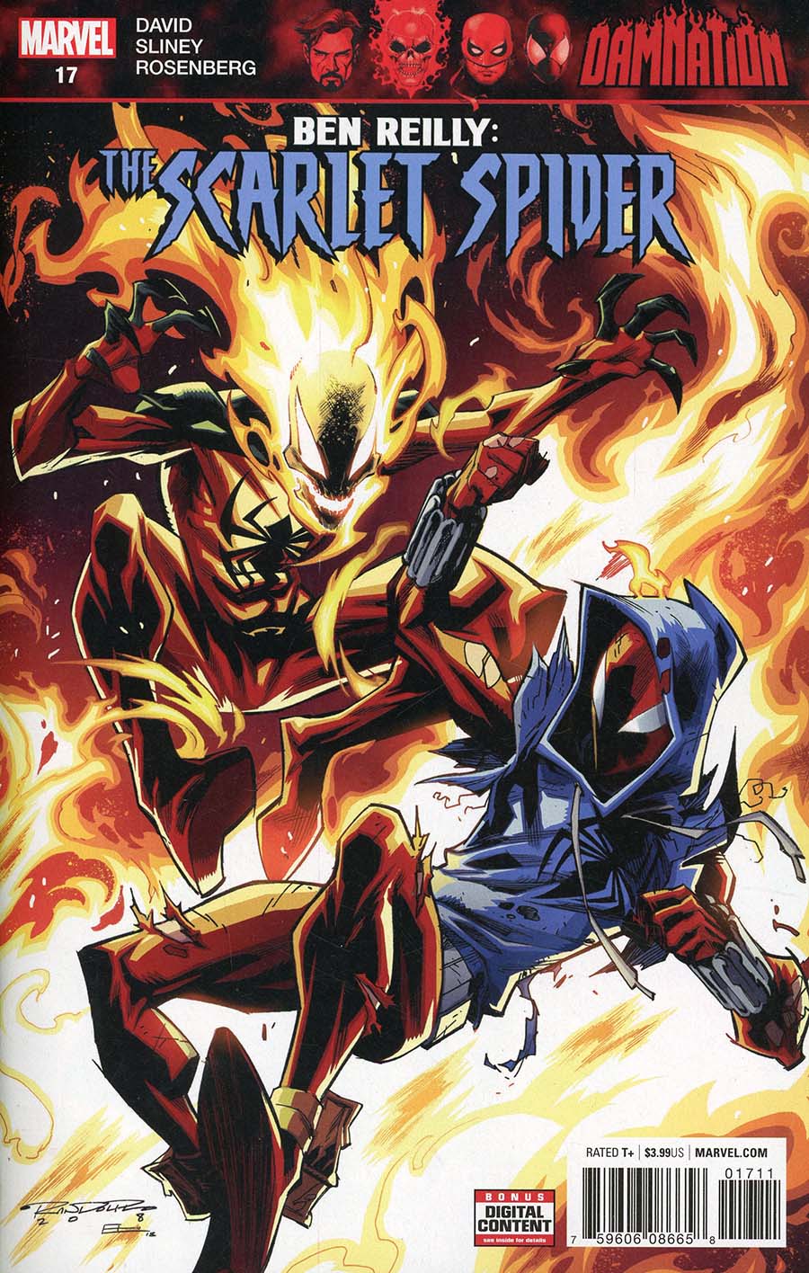 Ben Reilly The Scarlet Spider #17 (Damnation Tie-In)