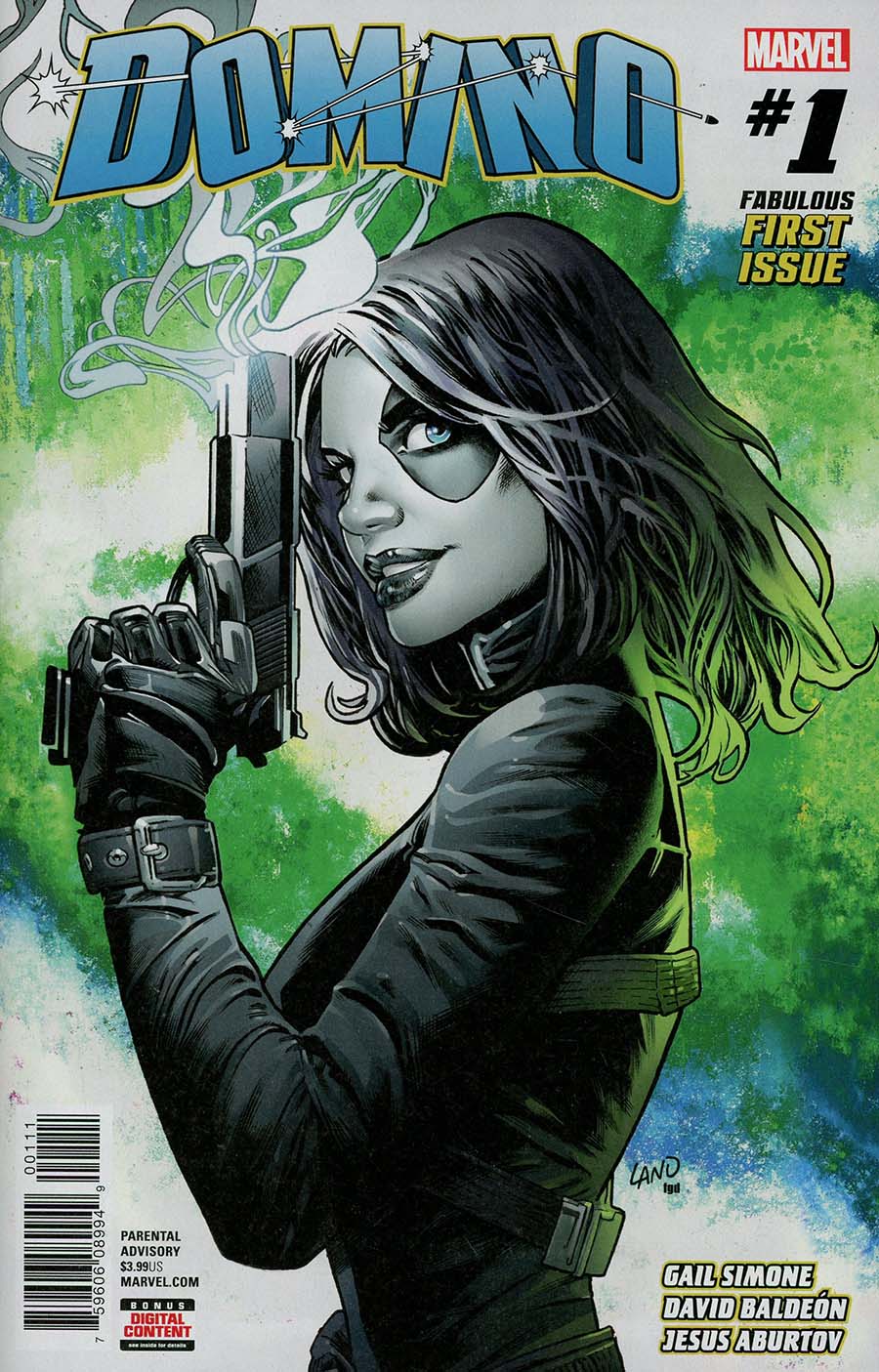 Domino Vol 3 #1 Cover A 1st Ptg Regular Greg Land & Frank DArmata Cover