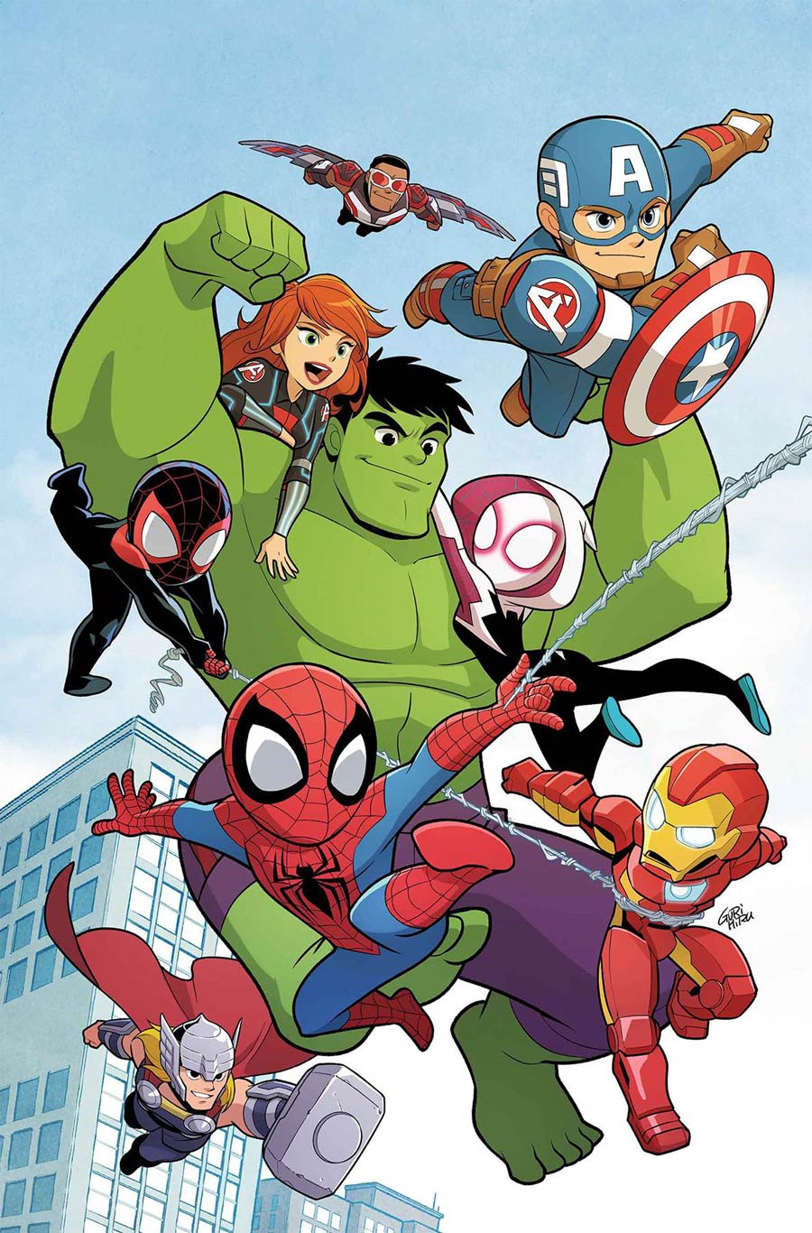 Marvel Super Hero Adventures #1 Spider-Man And The Stolen Vibranium Cover A 1st Ptg Regular Gurihiru Cover