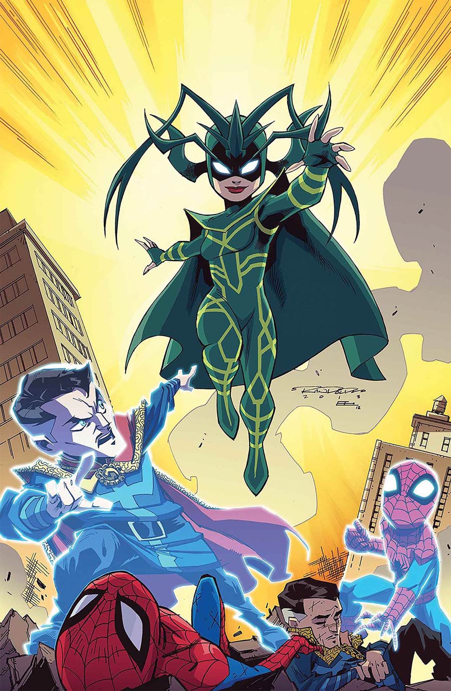 Marvel Super Hero Adventures #1 Spider-Man And The Stolen Vibranium Cover B Variant Khary Randolph Cover