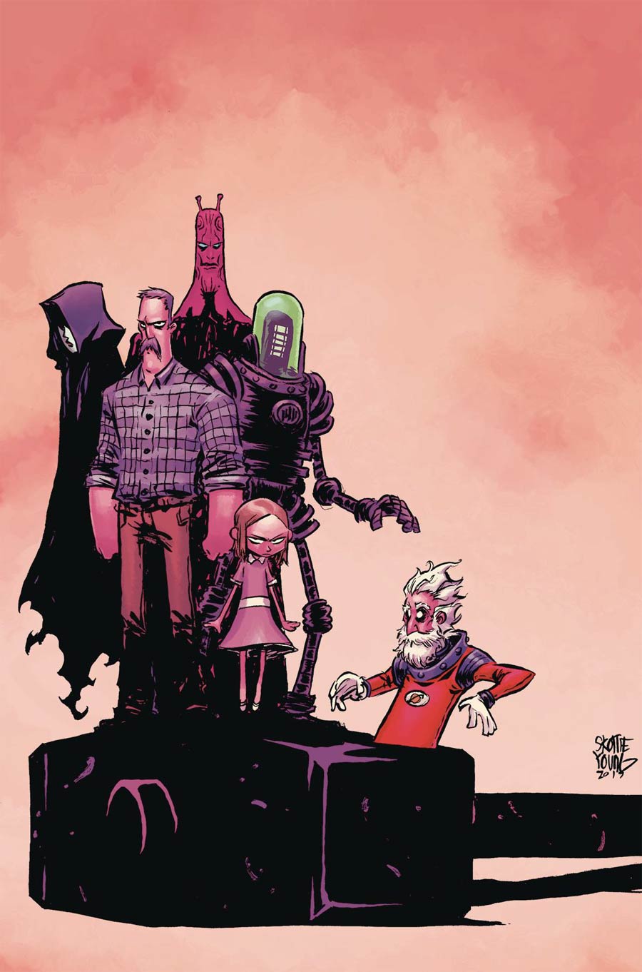 Black Hammer Age Of Doom #1 Cover B Variant Skottie Young Cover