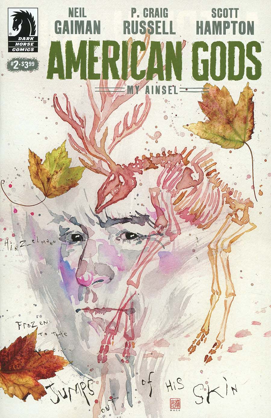 American Gods My Ainsel #2 Cover B Variant David Mack Cover