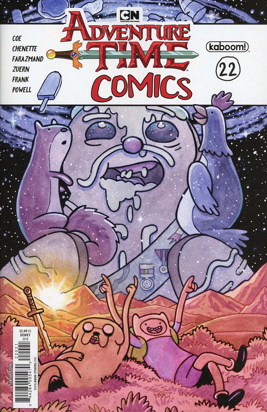 Adventure Time Comics #22 Cover B Variant Nuno Plati Subscription Cover