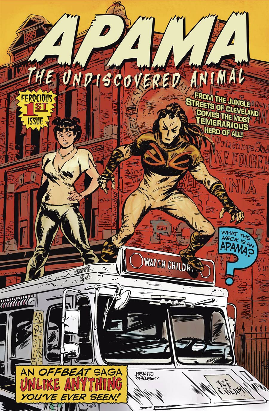 Apama The Undiscovered Animal #1 Cover A Regular Benito Gallego Cover