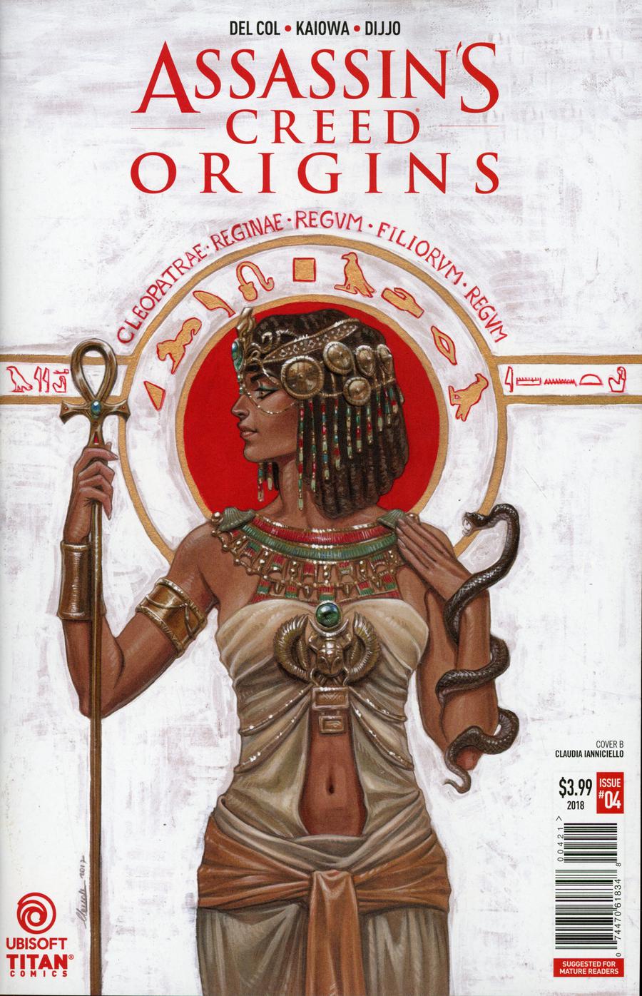 Assassins Creed Origins #4 Cover B Variant Claudia Ianniciello Cover