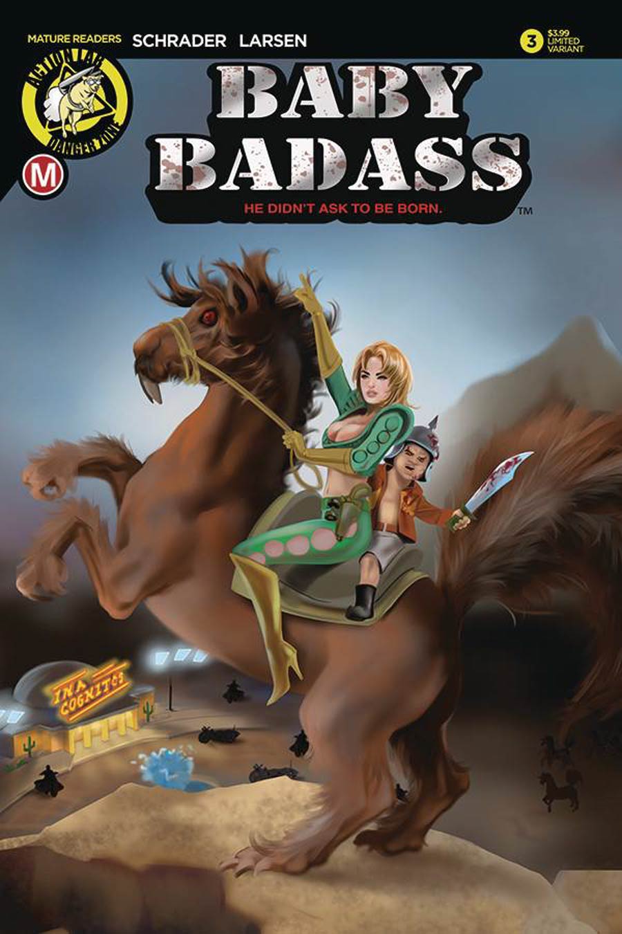 Baby Badass #3 Cover C Variant Cris Delara Cover