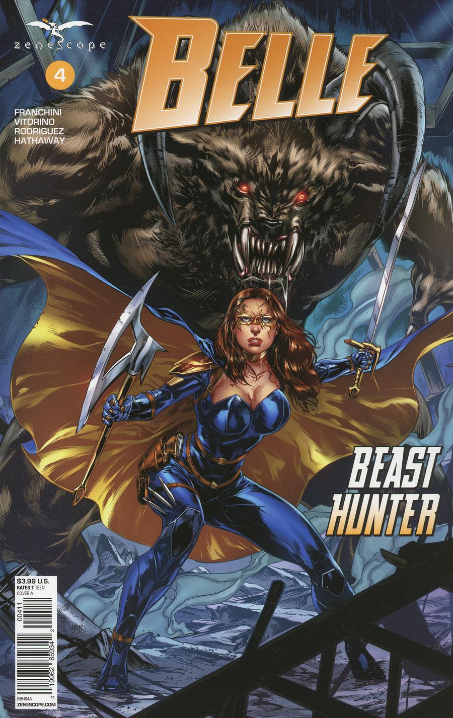 Grimm Fairy Tales Presents Belle Beast Hunter #4 Cover A Caanan White