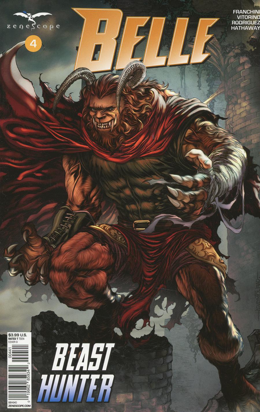 Grimm Fairy Tales Presents Belle Beast Hunter #4 Cover D Harvey Tolibao