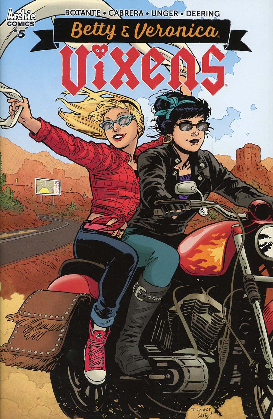 Betty & Veronica Vixens #5 Cover B Variant Rebekah Isaacs Cover