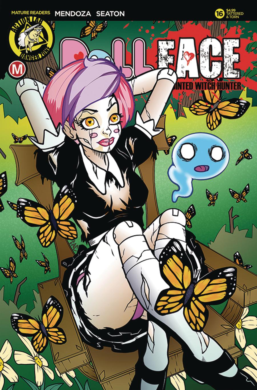 Dollface #16 Cover D Variant Chad Cicconi Pin-Up Tattered & Torn Cover
