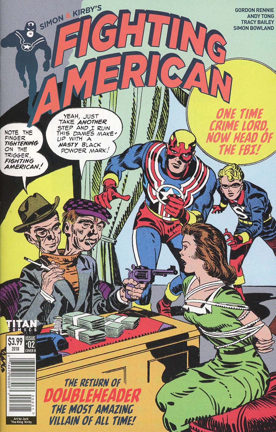 Fighting American Ties That Bind #2 Cover B Variant Joe Simon & Jack Kirby Cover