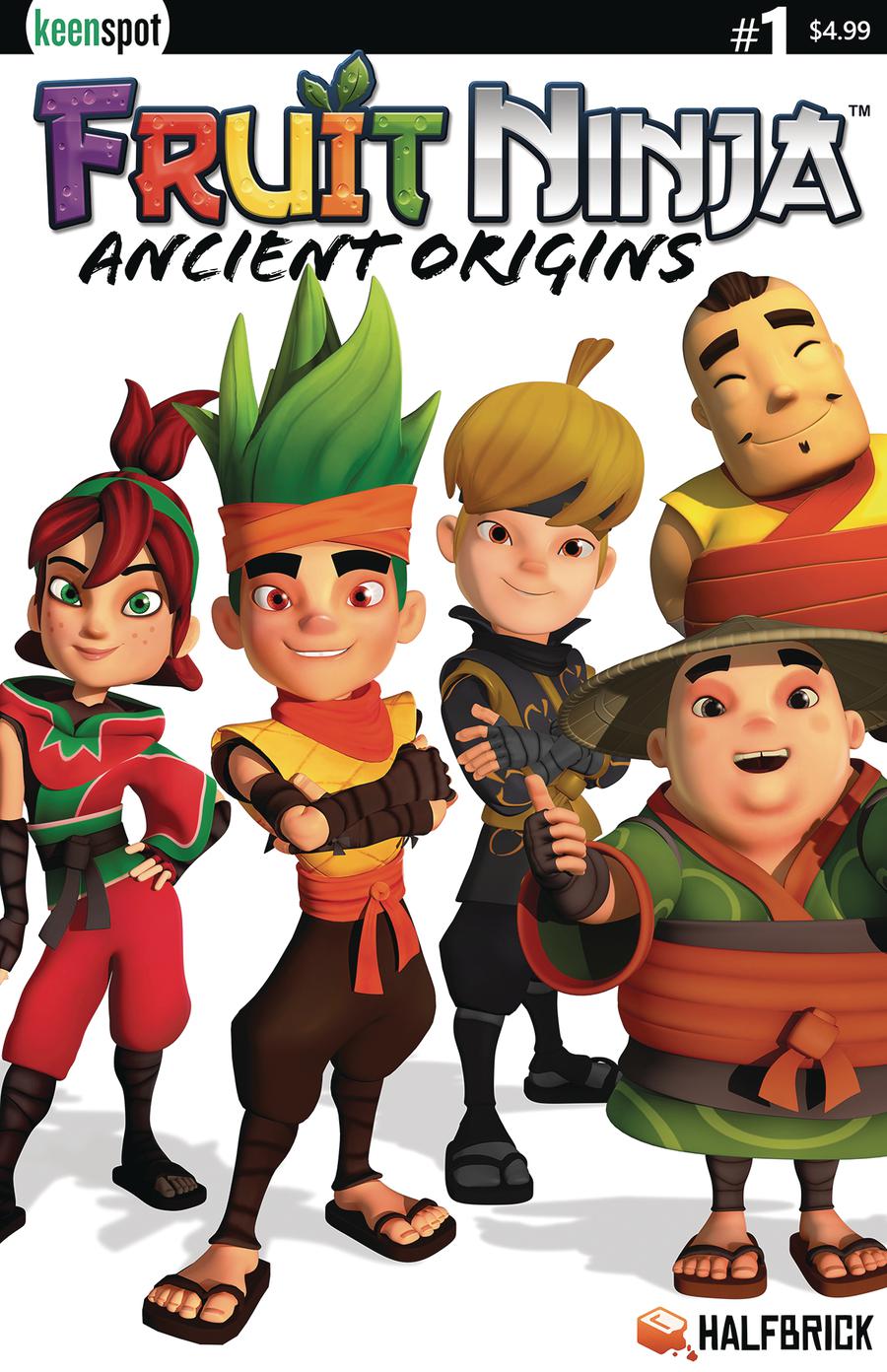 Fruit Ninja Ancient Origins #1 Cover B Variant Team Photo Cover