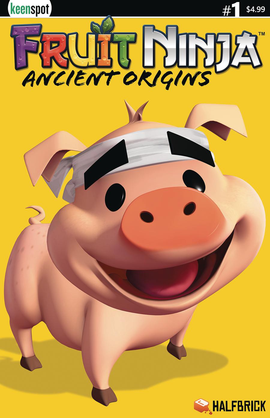 Fruit Ninja Ancient Origins #1 Cover C Variant Truffles The Pig Cover