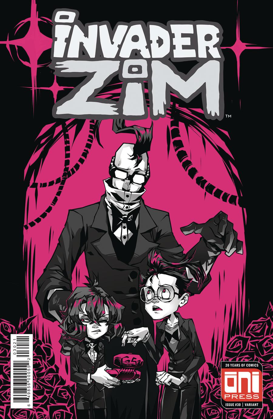 Invader Zim #30 Cover B Variant Krooked Glasses Cover