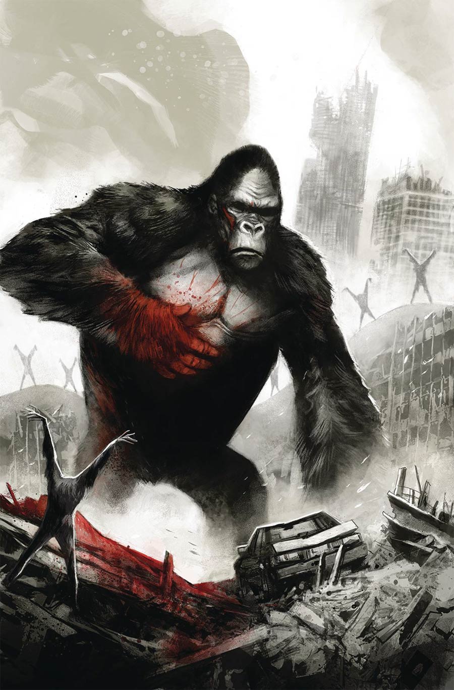 Kong On The Planet Of The Apes #6 Cover A Regular Mike Huddleston Cover