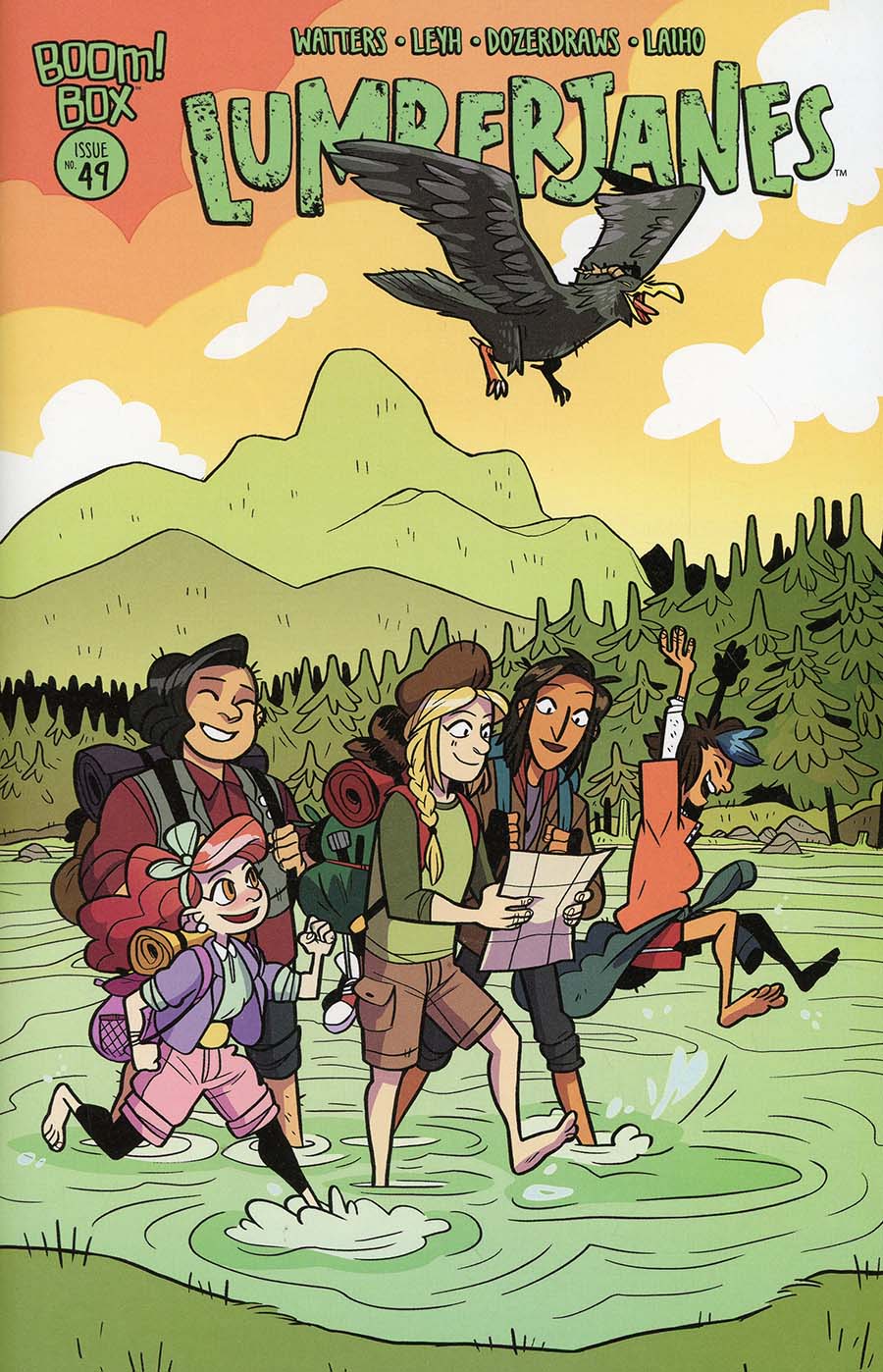 Lumberjanes #49 Cover B Variant Dozerdraws Subscription Cover