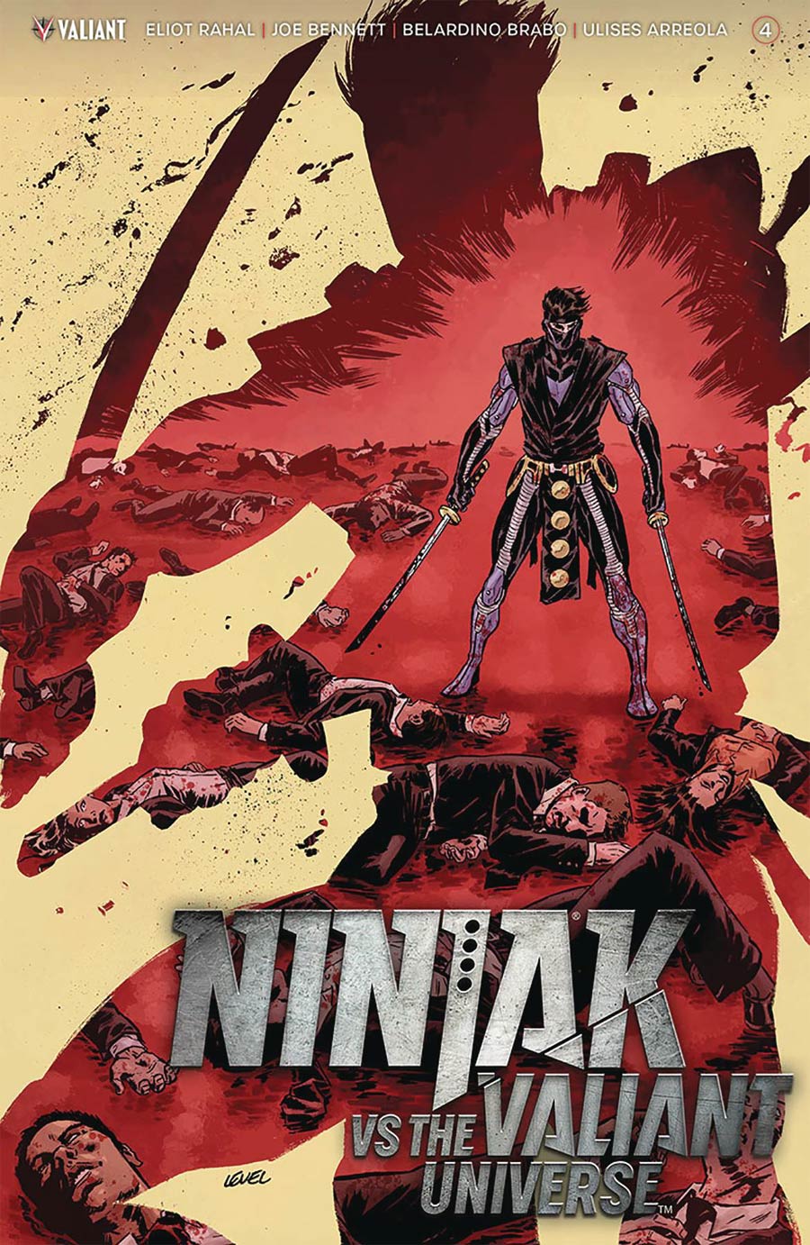 Ninjak vs The Valiant Universe #4 Cover A Regular Brian Level Cover
