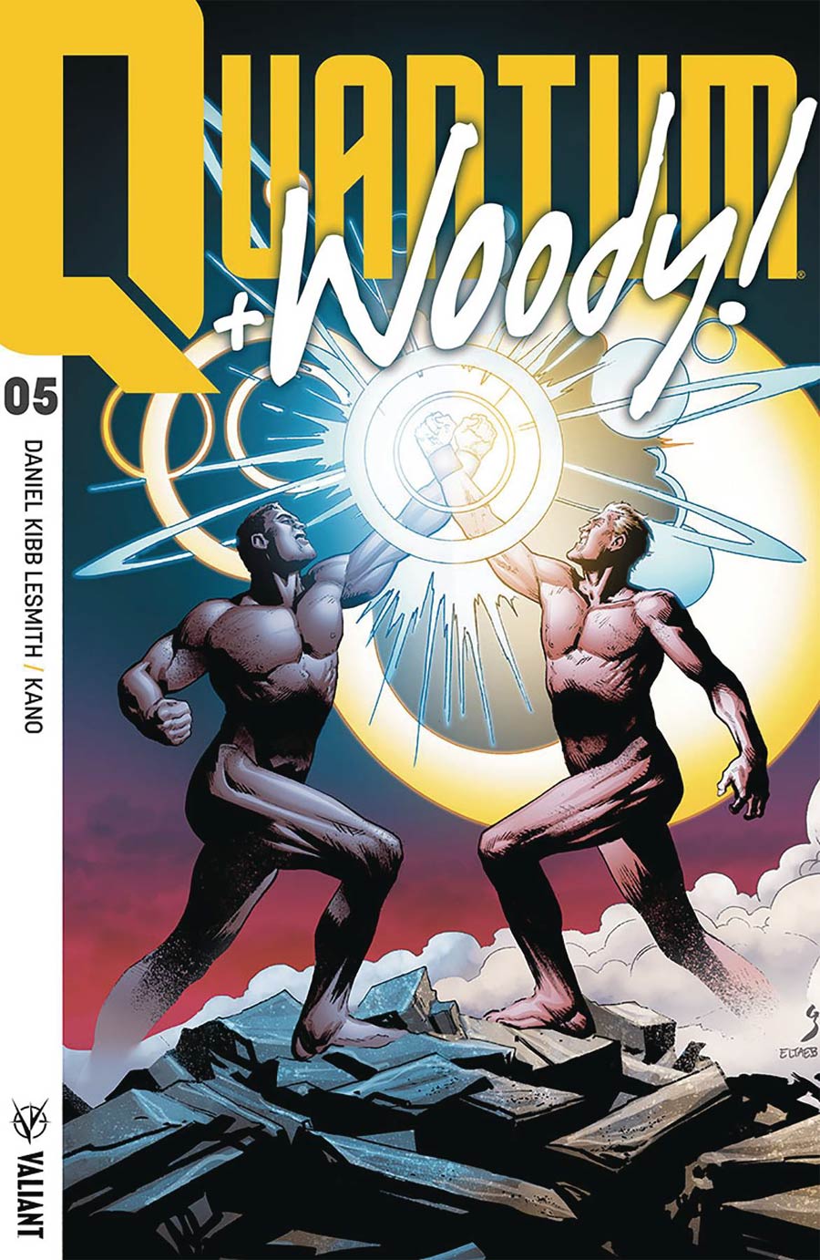Quantum & Woody Vol 4 #5 Cover B Variant Geoff Shaw Extreme Ultra-Foil Cover