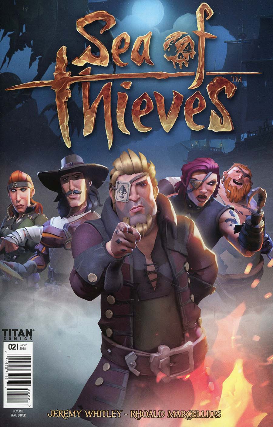 Sea Of Thieves #2 Cover B Variant Game Cover