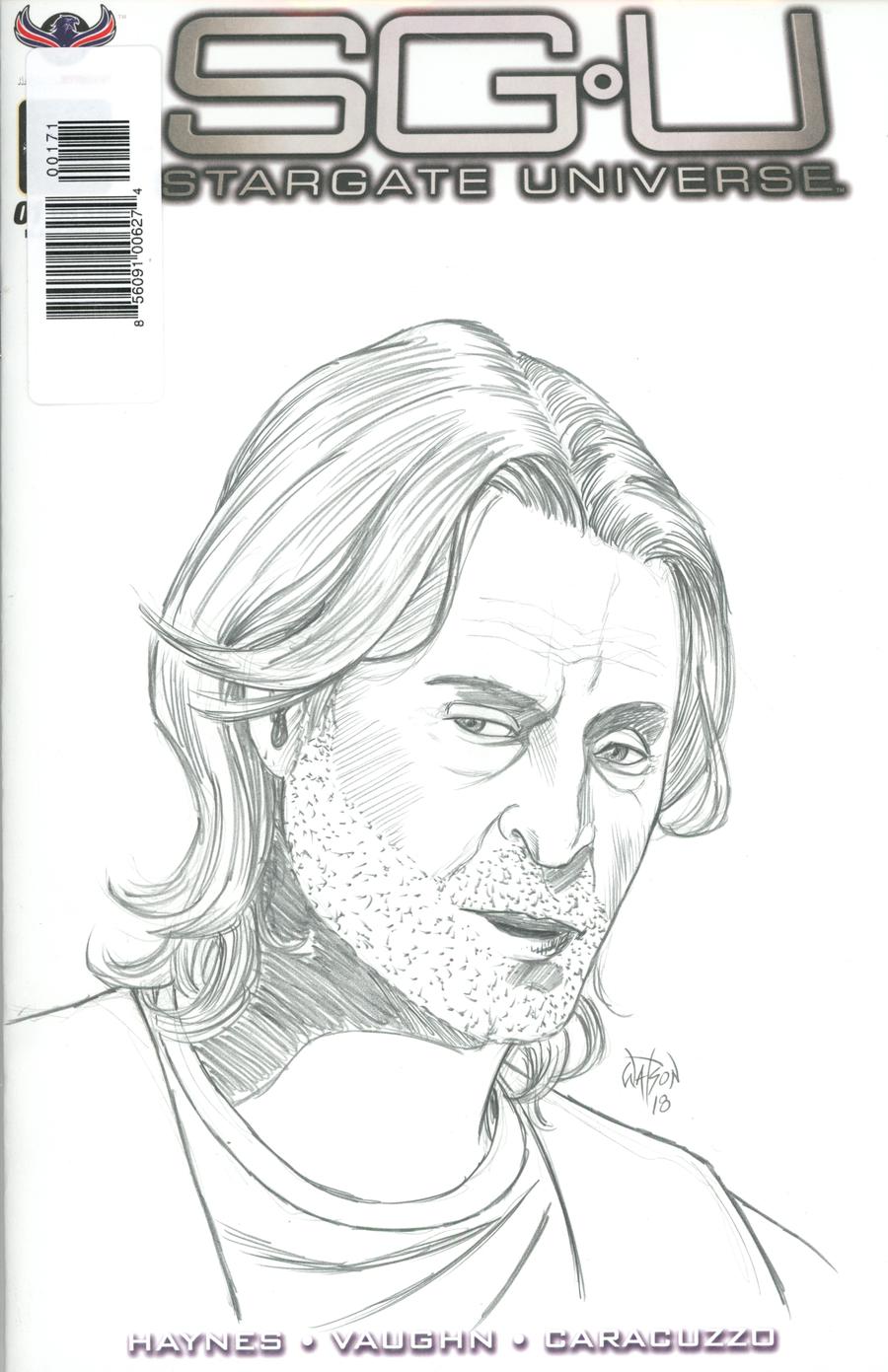 Stargate Universe Back To Destiny #1 Cover G Variant Buz Hasson Hand-Drawn Sketch Cover (Filled Randomly)