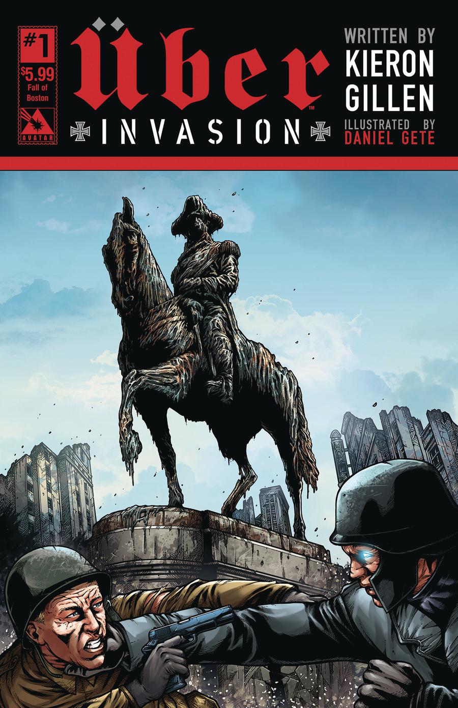 Uber Invasion #1 Cover G Fall Of Boston Cover
