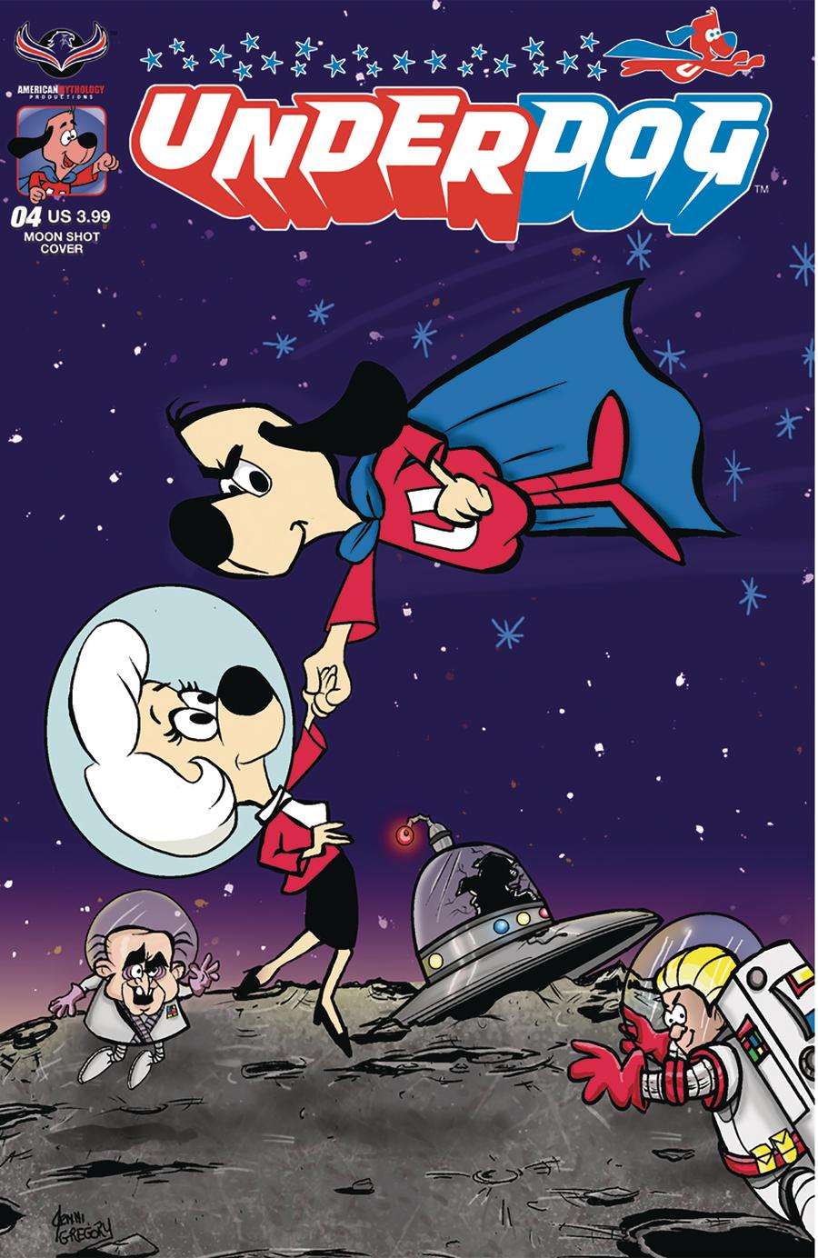 Underdog (American Mythology) #4 Cover B Variant Jenni Gregory Moon Shot Cover