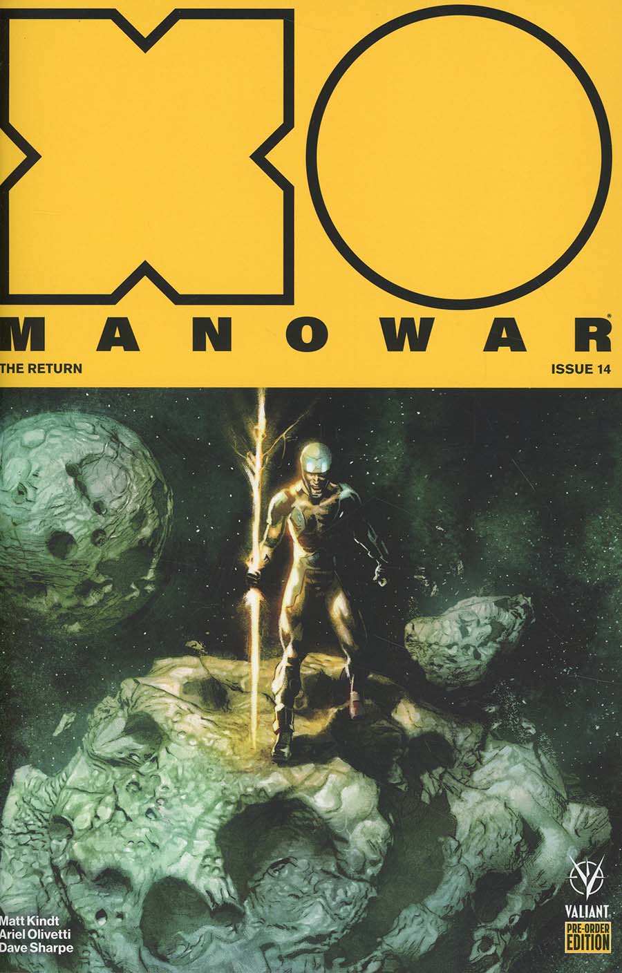 X-O Manowar Vol 4 #14 Cover C Variant Renato Guedes Cover