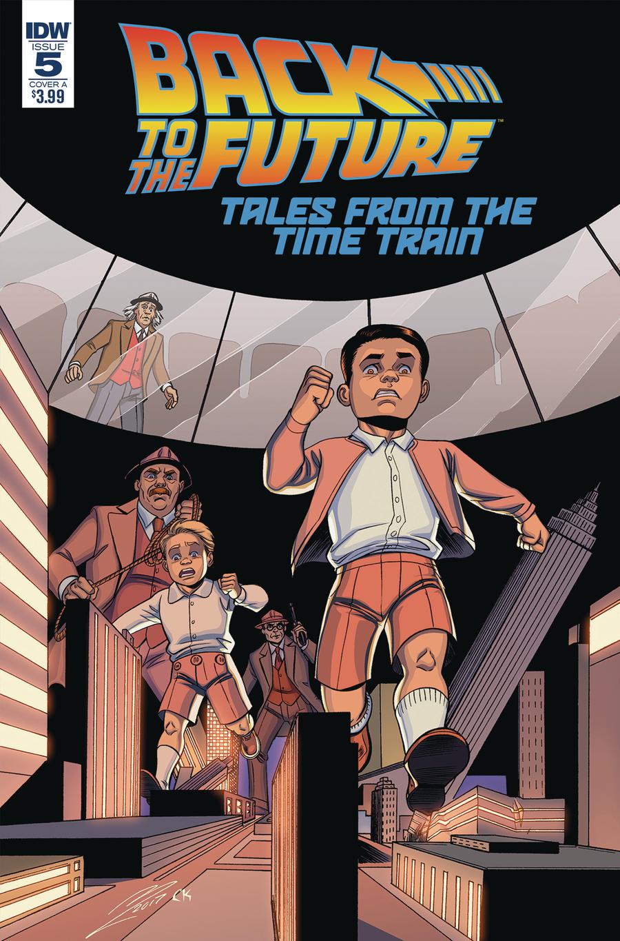 Back To The Future Tales From The Time Train #5 Cover A Regular Megan Levens Cover