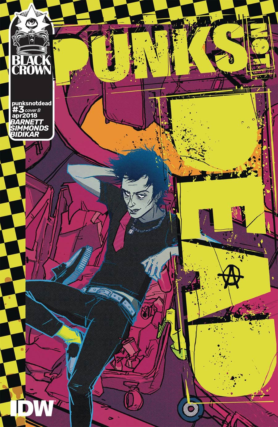 Punks Not Dead #3 Cover B Variant Annie Wu Cover