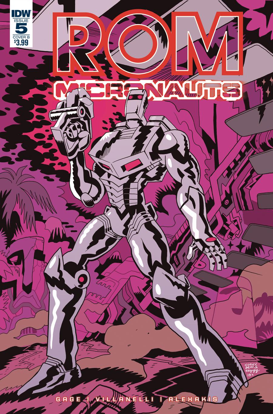 ROM And The Micronauts #5 Cover B Variant Corey Lewis Cover