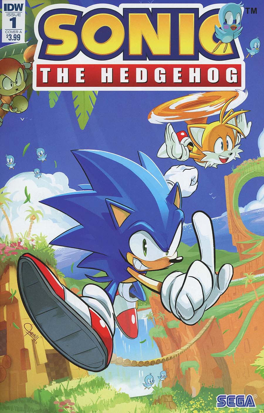 Sonic The Hedgehog Vol 3 #1 Cover A 1st Ptg Regular Tyson Hesse Cover