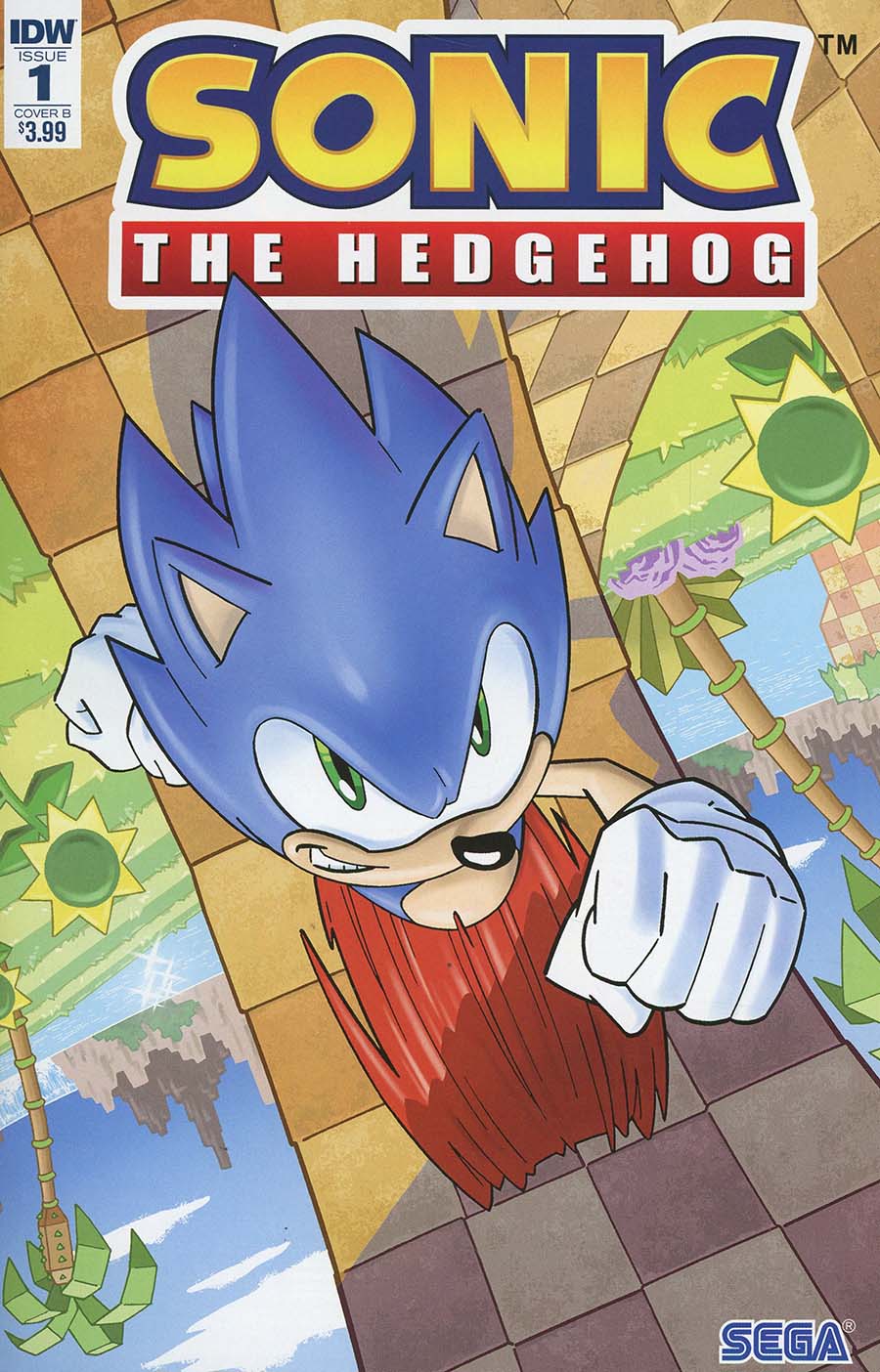 Sonic The Hedgehog Vol 3 #1 Cover B Variant Tracy Yardley Cover