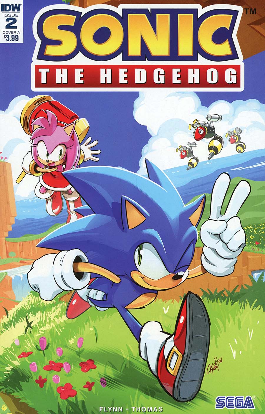 Sonic The Hedgehog Vol 3 #2 Cover A 1st Ptg Regular Tyson Hesse Cover