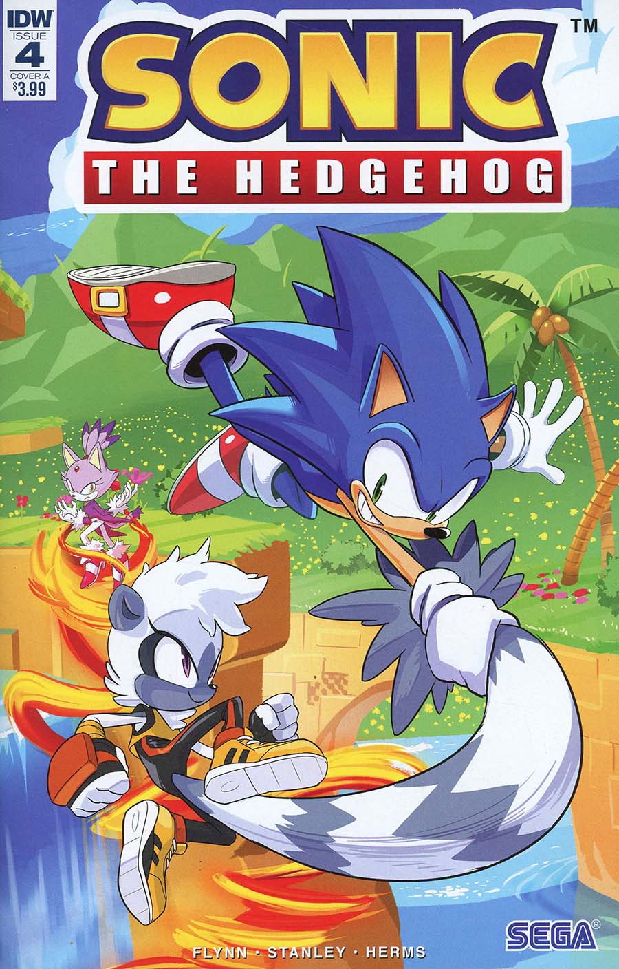 Sonic The Hedgehog Vol 3 #4 Cover A 1st Ptg Regular Tyson Hesse Cover