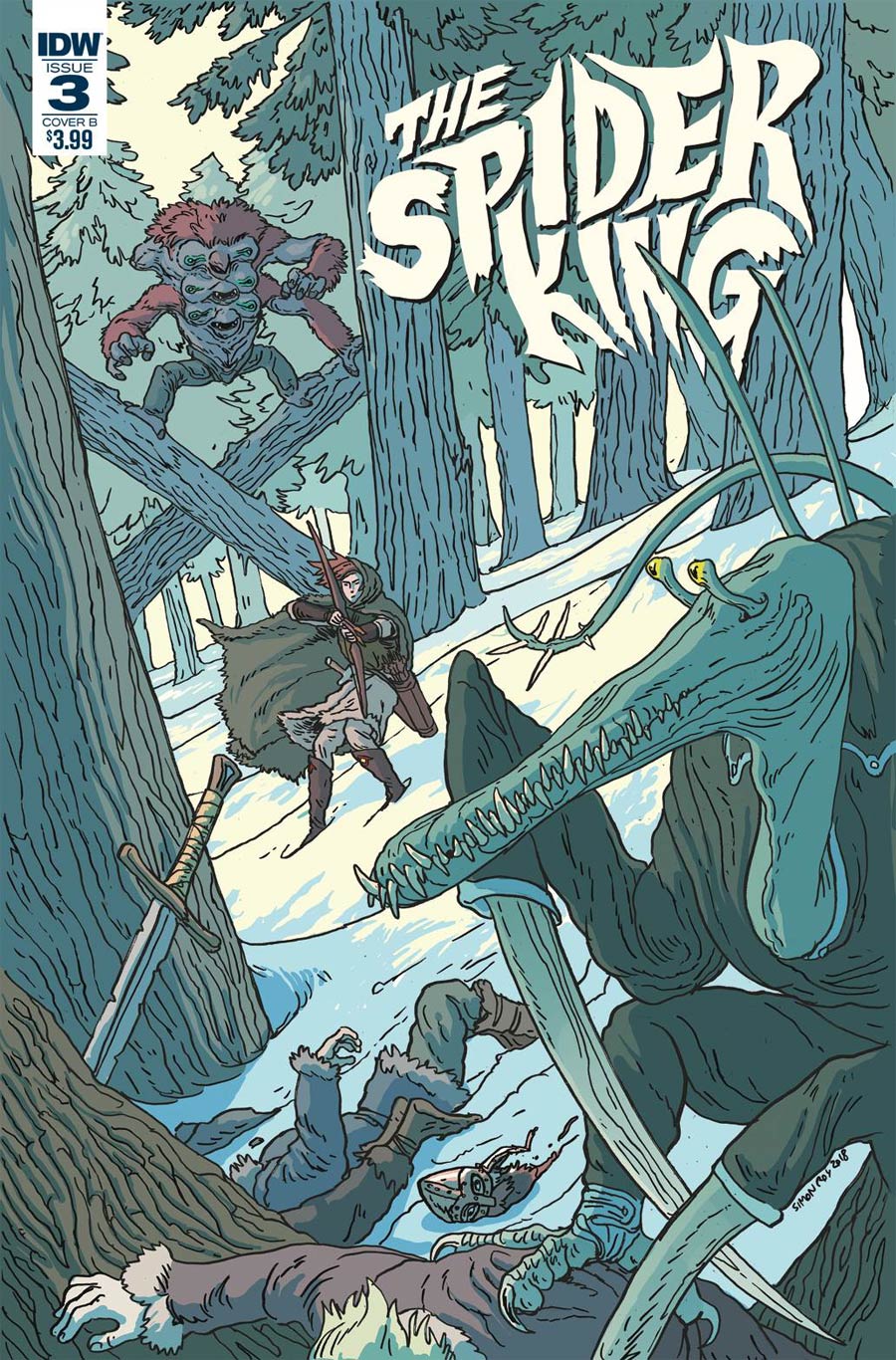 Spider King #3 Cover B Variant Simon Roy Cover