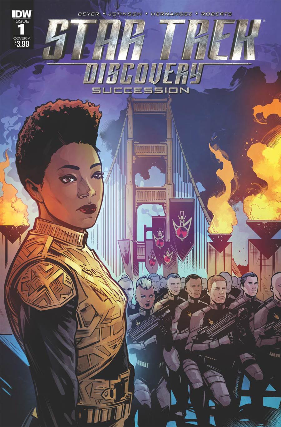 Star Trek Discovery Succession #1 Cover A Regular Angel Hernandez Cover