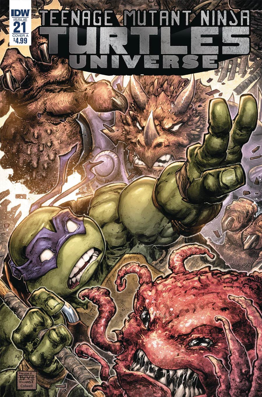 Teenage Mutant Ninja Turtles Universe #21 Cover A Regular Freddie E Williams II Cover