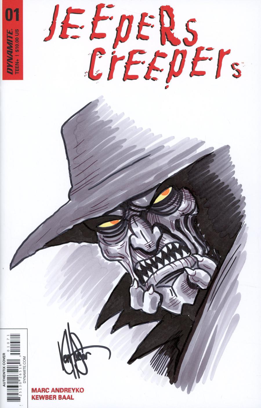 Jeepers Creepers #1 Cover H Variant Ken Haeser Hand-Drawn Original Art Sketch Cover