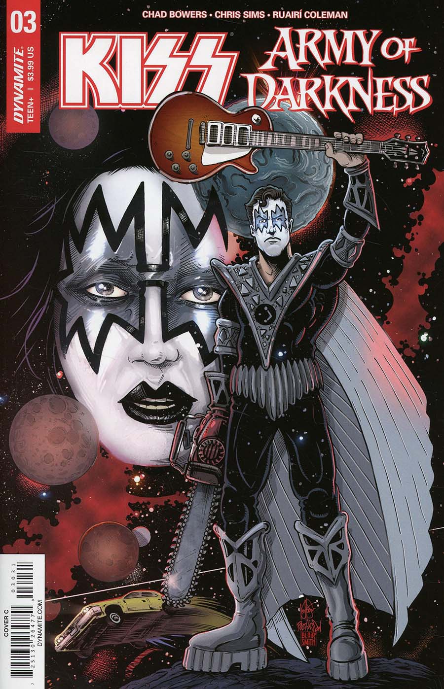 KISS Army Of Darkness #3 Cover C Variant Ken Haeser Spaceman Ash Cover