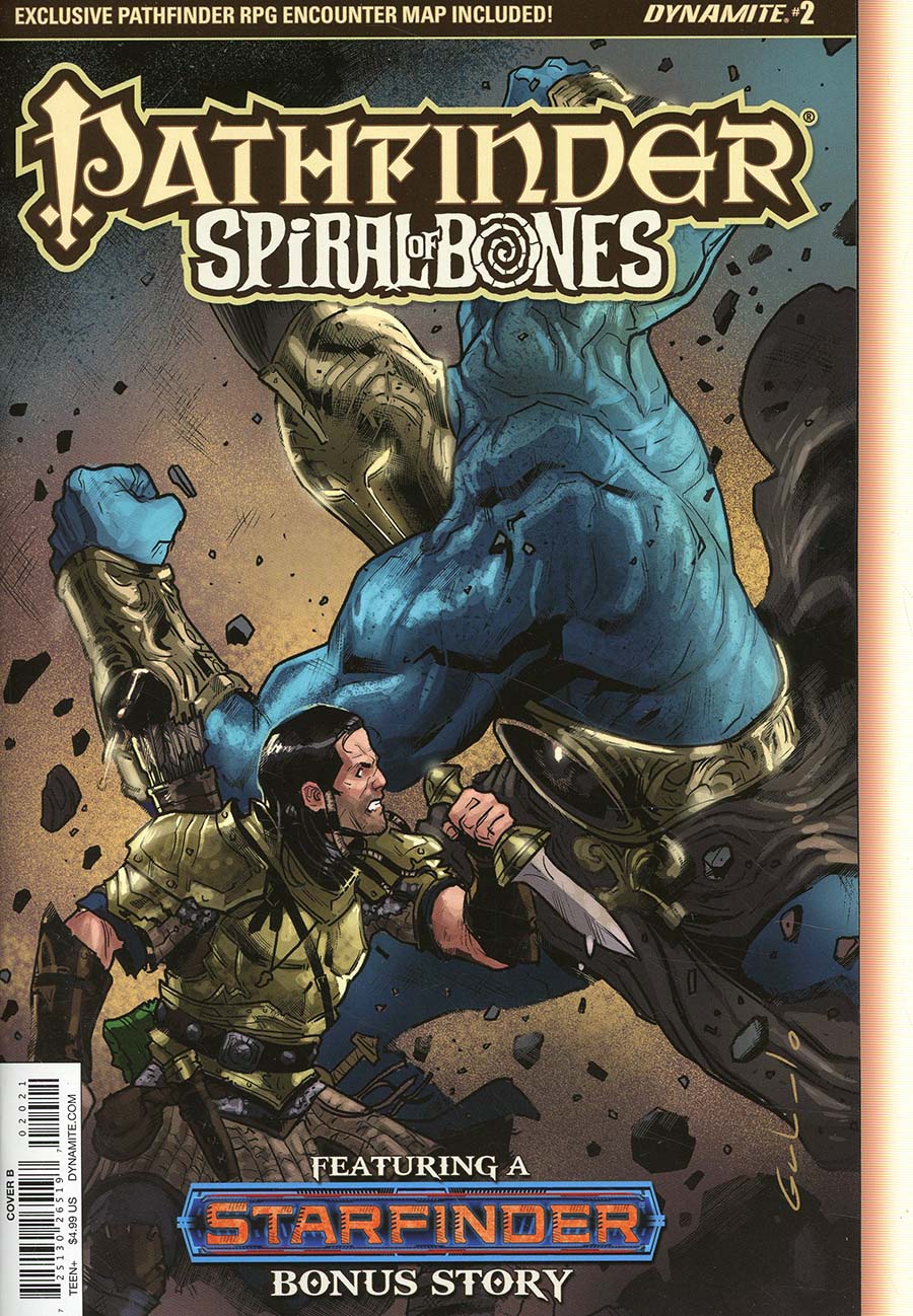 Pathfinder Spiral Of Bones #2 Cover B Variant Diego Galindo Cover