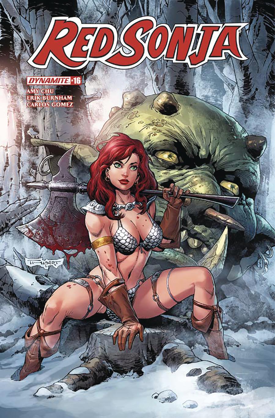 Red Sonja Vol 7 #16 Cover C Variant Art Thibert Cover