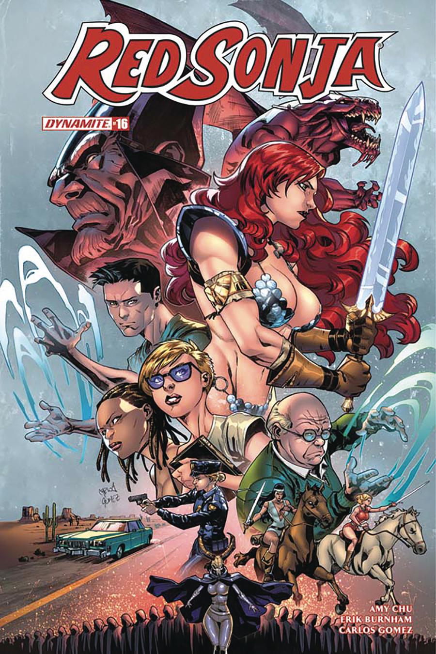 Red Sonja Vol 7 #16 Cover E Variant Carlos Gomez Subscription Cover