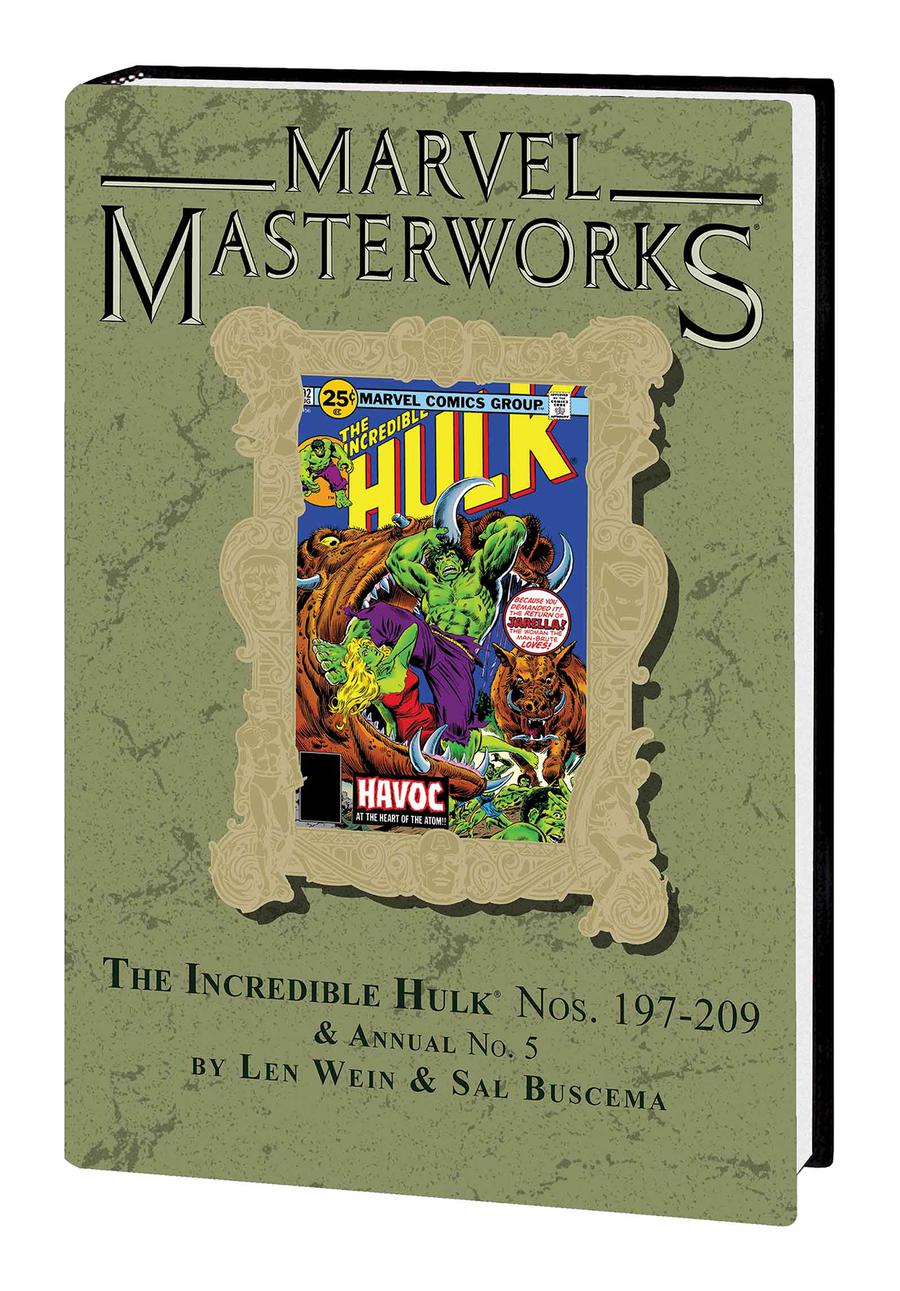 Marvel Masterworks Incredible Hulk Vol 12 HC Variant Dust Jacket